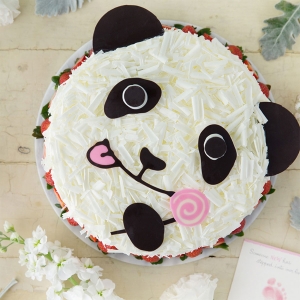 天津熊猫贝贝-订蛋糕生日蛋糕预定同城蛋糕店配送